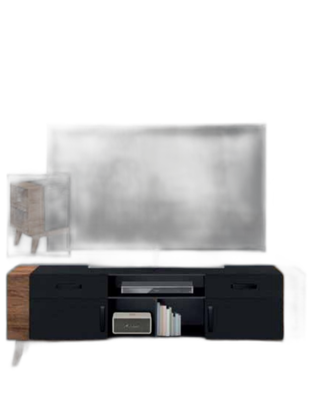 Mesa de TV Roma