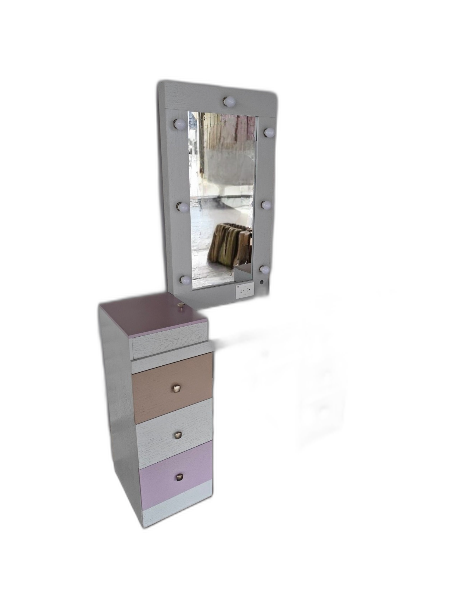 Tocador Vanity tipo Hollywood Vaniglam
